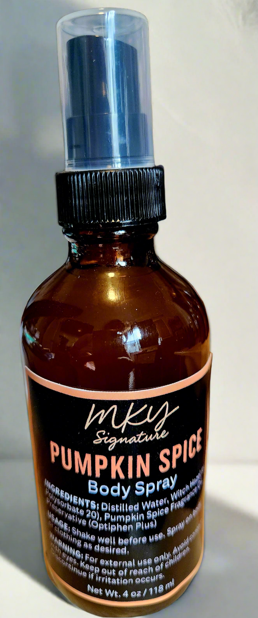 Pumpkin Spice Body Spray – MKY Signature