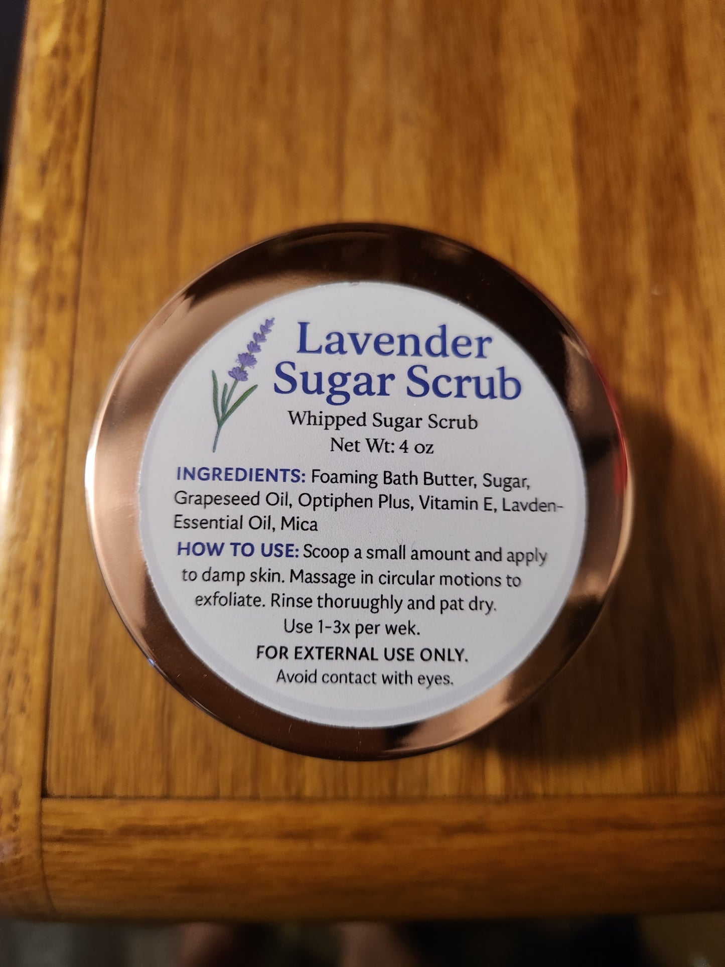 Lavender Sugar Scrub