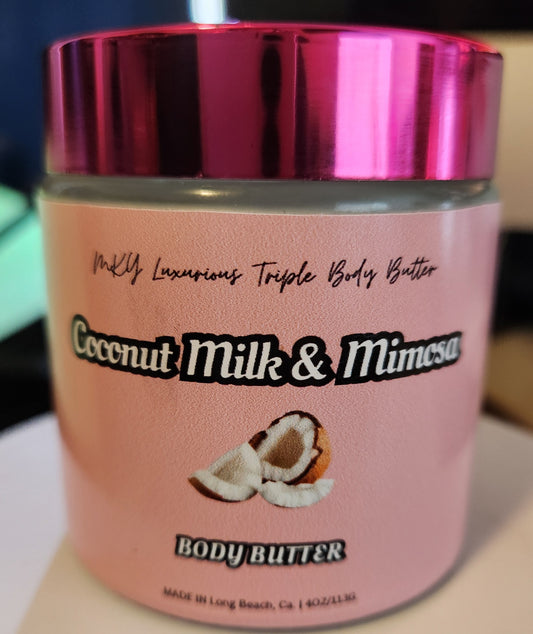 MKY Luxurious Triple Body Butter – Coconut Milk & Mimosa