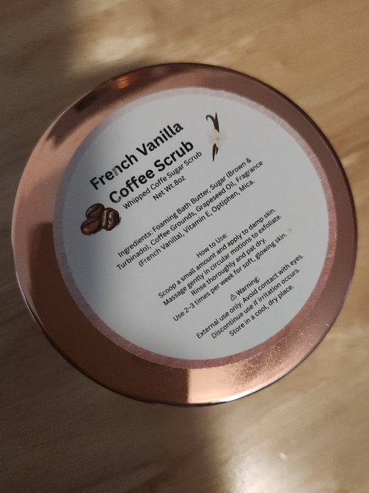 French Vanilla Coffee Scrub