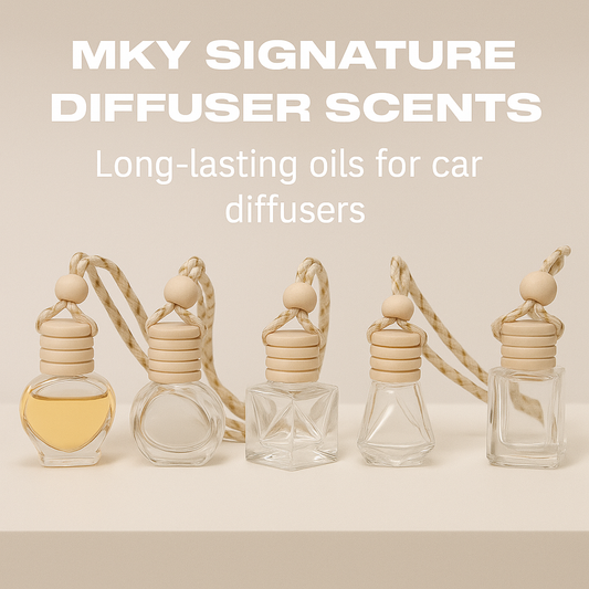 MKY SIGNATURE Car Diffuser – Pre-Filled with Fragrance Oil